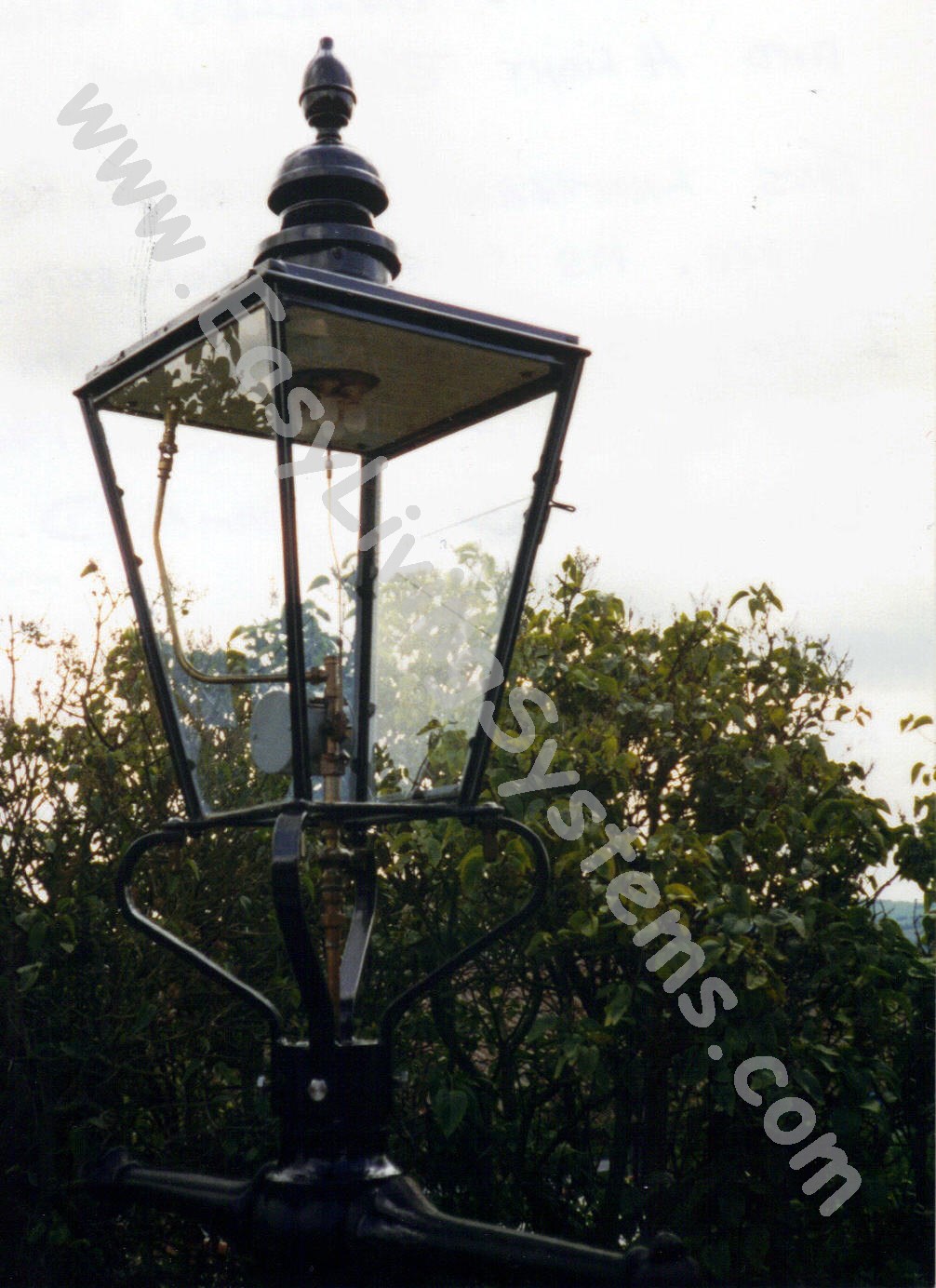 Ladder Rest and Finial of Foster and Pullen Ltd Avil Gas Light Street Lamp