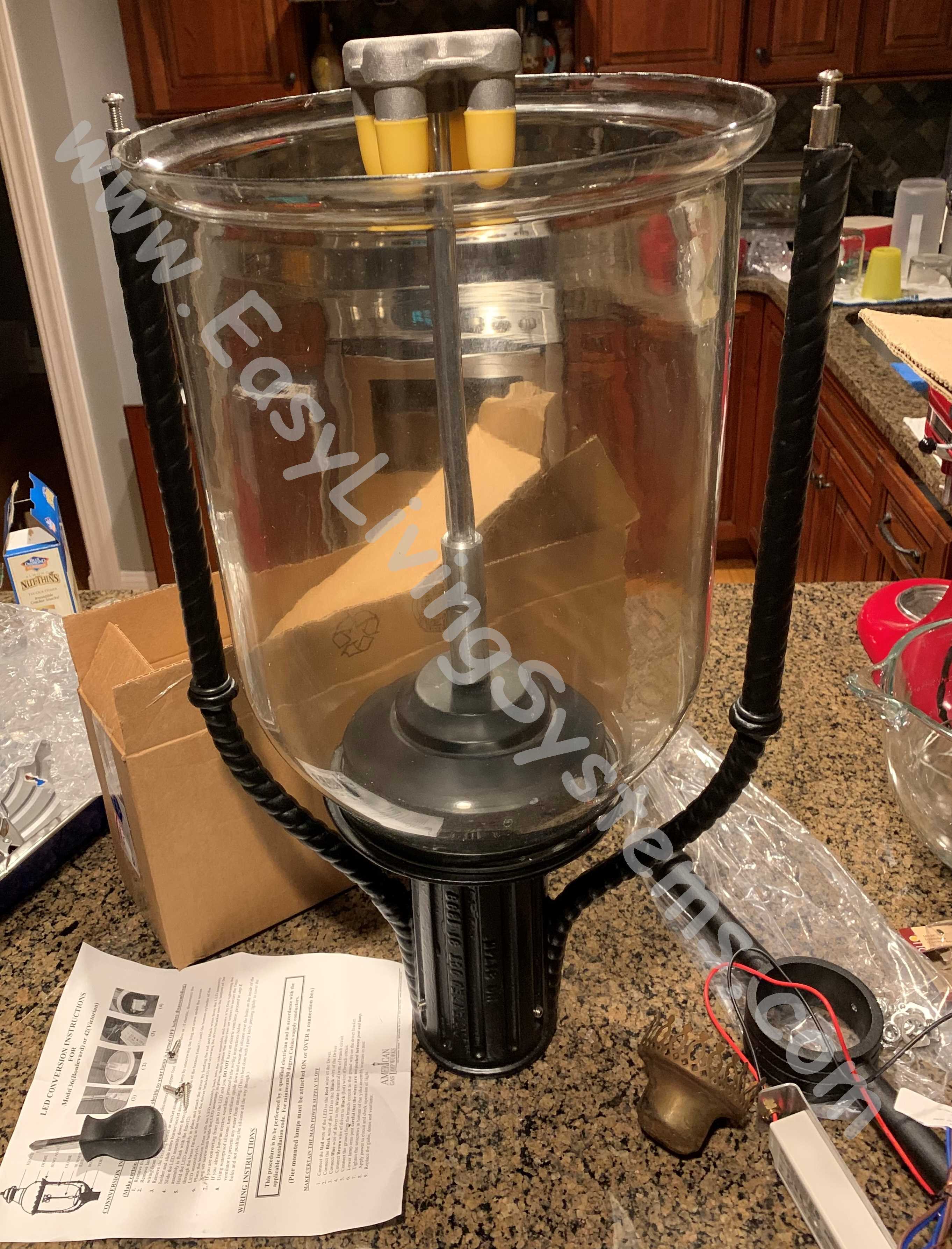 lamp restoration with GasGlow LED