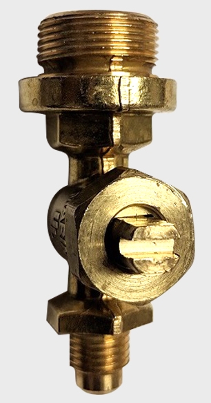 New Brass Gas Valve for Gas Lamps