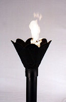 Tulip open flame gas torch