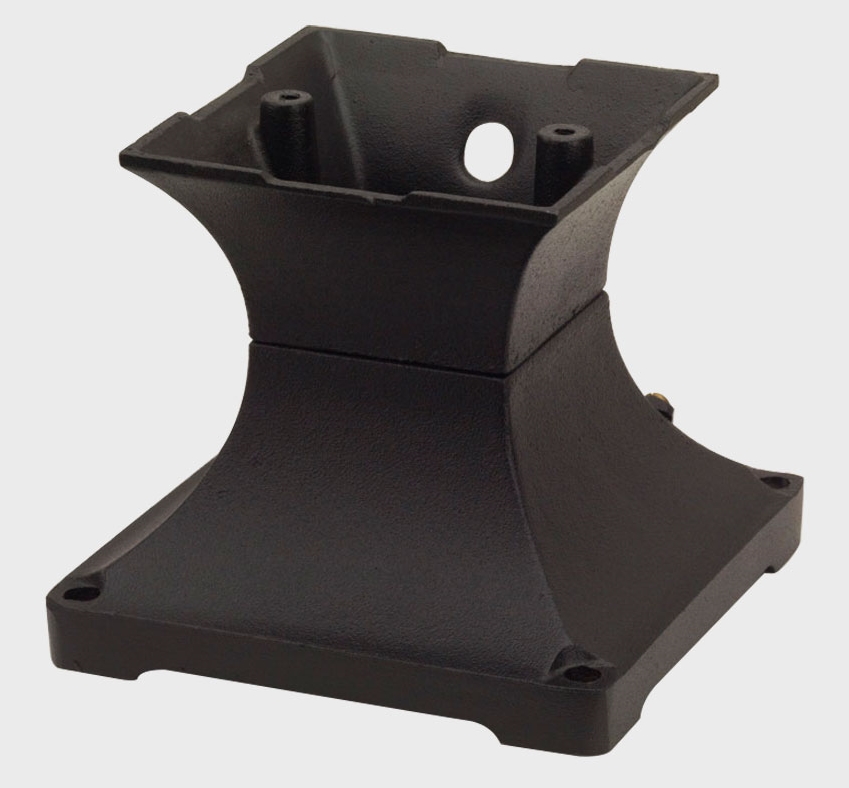 Four sided small head pier mount