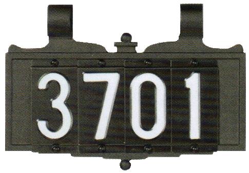 Reflective Mailbox Address Plaque Number