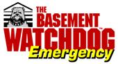 Emergency watchdog battery back-up sump pump logo